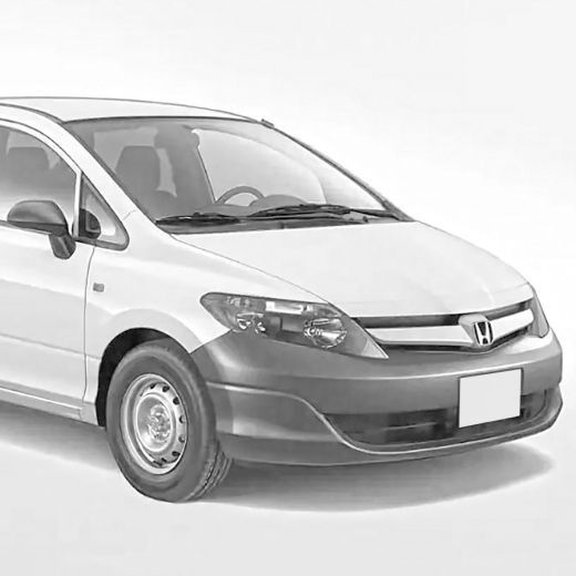 Крыло переднее Honda Partner '06-'10/ Airwave '05-'10 правое под повторитель контрактное