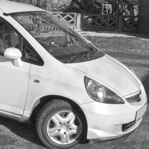 Крыло переднее Honda Fit '05-'07/ Jazz '02-'05 правое под повторитель контрактное