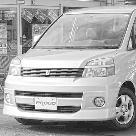 Бампер передний Toyota Voxy (Z) '01-'04 (13-42) контрактный