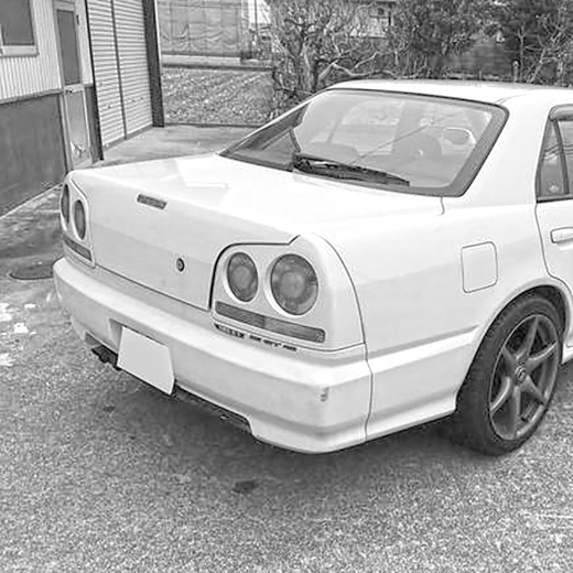 Бампер задний Nissan Skyline '98-'02 контрактный Sedan