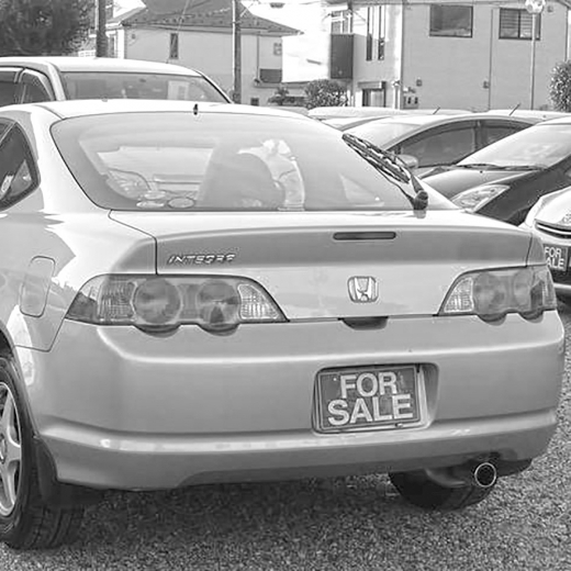 Бампер задний Honda Integra '01-'07 контрактный
