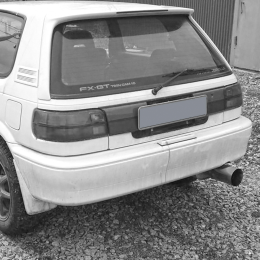 Бампер задний Toyota Corolla FX '89-'92 контрактный HB