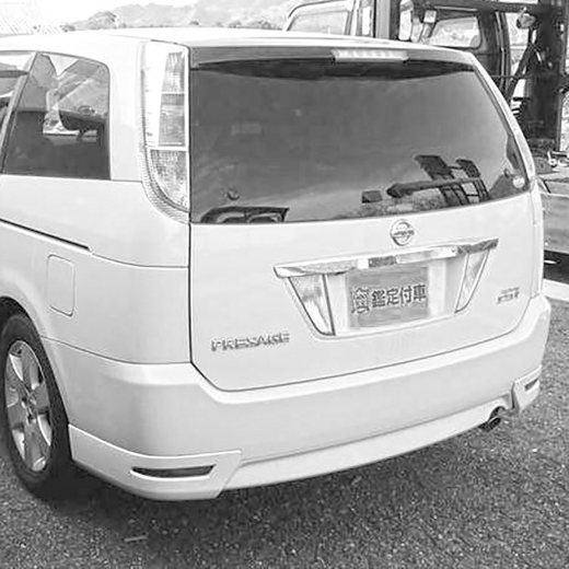 Бампер задний Nissan Presage Highway Star, Aero '03-'06 контрактный