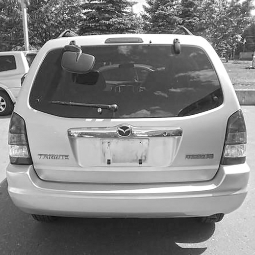 Дверь багажника Mazda Tribute '00-'05 контрактная