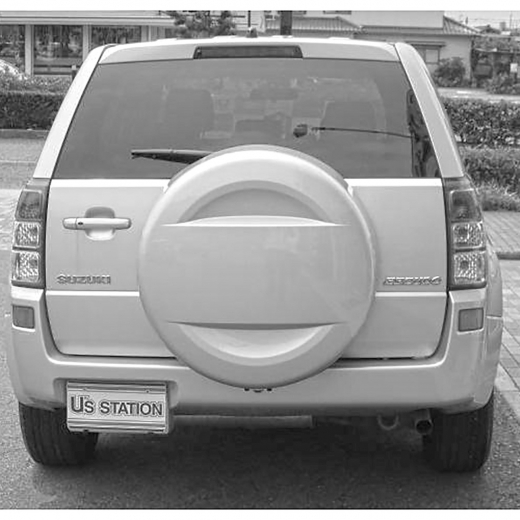 Дверь багажника Suzuki Escudo/ Grand Vitara '05-'12 контрактная под запаску