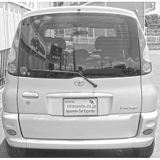 Дверь багажника Toyota Funcargo/ Yaris Verso '99-'05 контрактная 2wd