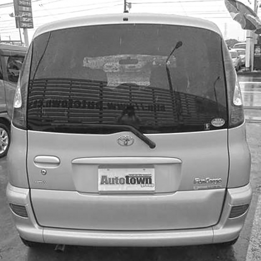 Дверь багажника Toyota Funcargo/ Yaris Verso '99-'05 контрактная 4wd