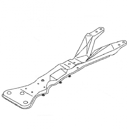 Балка продольная (лыжа) Nissan Bassara '99-'03/ Presage '98-'03/ Rnessa '97-'01/ Serena '99-'05 4WD контрактная