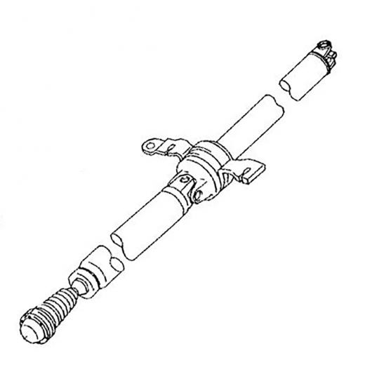 Карданный вал Mazda Tribute '00-'12/ Ford Escape '00-'06 (YF-DE, AJ-DE, L3-DE) AT 4WD задний контрактный