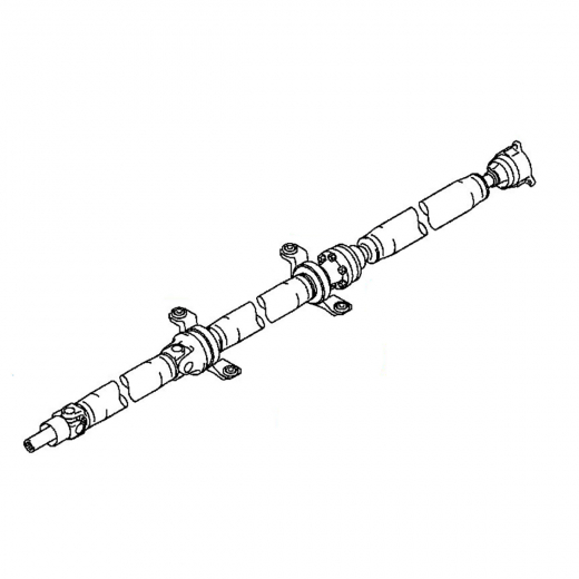 Карданный вал Mitsubishi Airtrek/ Sports Gear '02-'05 (4G64, 4G69) задний контрактный