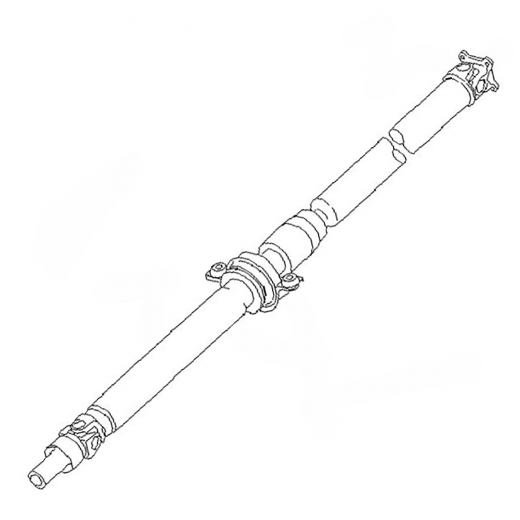 Карданный вал Subaru Forester '01-'07/ Forester '03-'07/ Forester '04-'06 (EJ205, EJ251, EJ255, EJ203, EJ204, EJ253) AT 4WD задний контрактный 04.2003 - 12.2007, 11.2004 - 07.2006