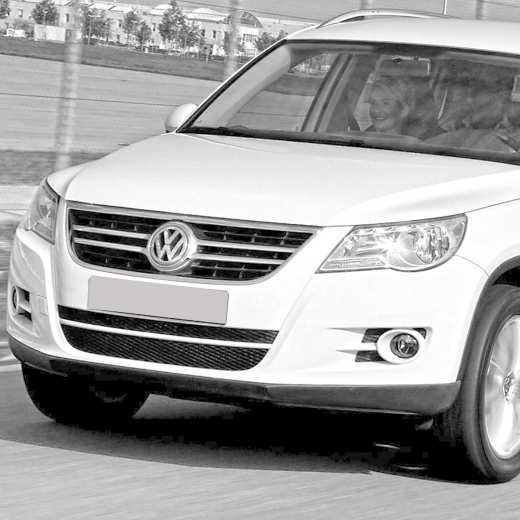 Бампер передний Volkswagen Tiguan '06-'11 нижняя часть (спойлер) API (Тайвань) 