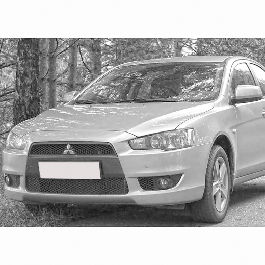 Бампер передний Mitsubishi Lancer/ Galant Fortis '07-'11 без омывателя фар API (Тайвань)