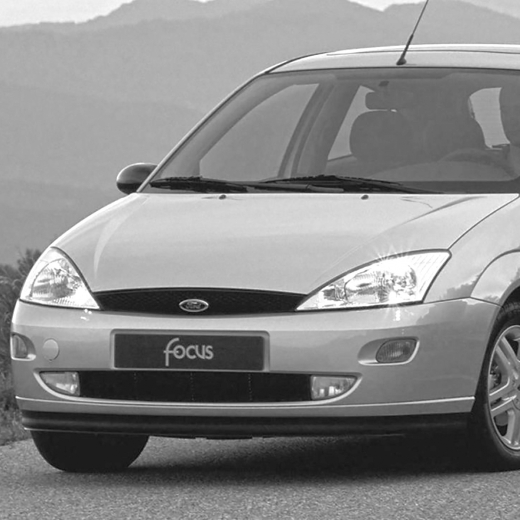 Бампер передний Ford Focus I '98-'01 под повторитель API (Тайвань)