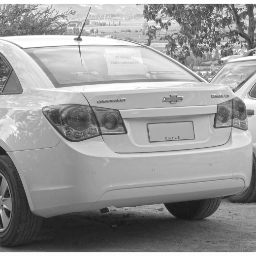 Бампер задний Chevrolet Cruze ( J300 ) '09-'15 под сонары API (Тайвань) Sedan