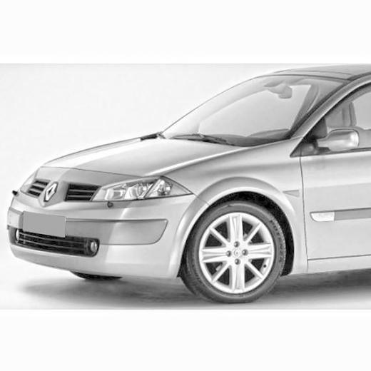 Крыло переднее Renault Megane '02-'09 левое под повторитель API (Тайвань)