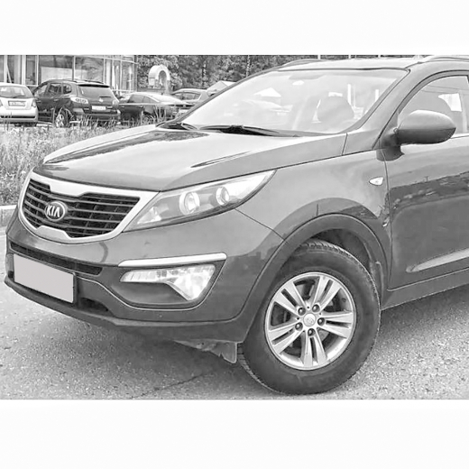 Крыло переднее Kia Sportage '10-'16 левое под повторитель API (Тайвань)