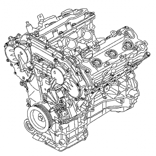 Двигатель контрактный Nissan 2,5L VQ25DE '08-'14