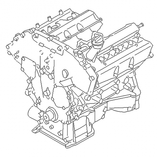 Двигатель контрактный Nissan Cedric/ Gloria 3,0L VQ30DD NEO Di