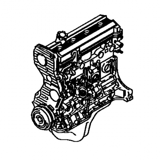 Двигатель контрактный Toyota 1,8L 4S-FI, моновпрыск, продольный