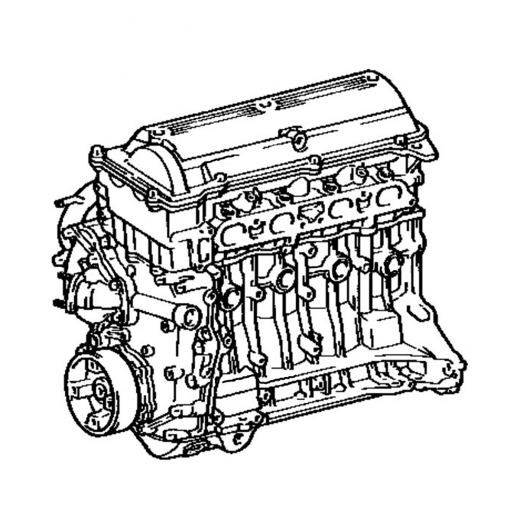 Двигатель контрактный Toyota 2,4L 2TZ-FZE