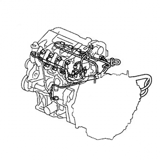 Двигатель контрактный Honda 1.3L LDA-MF6 i-VTEC