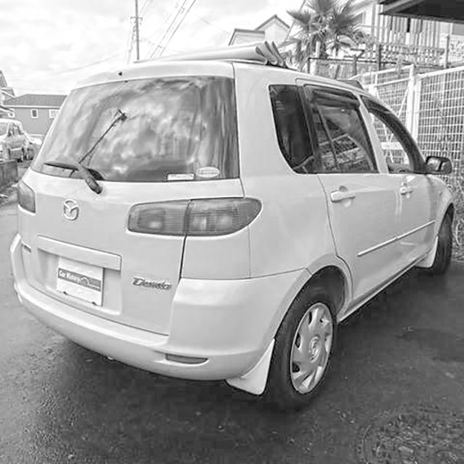 Ресничка Mazda Demio '02-'07 задняя левая контрактная