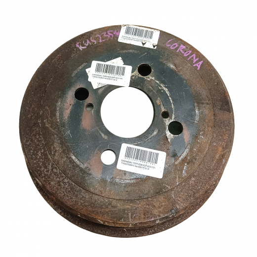 Барабан тормозной Toyota Corolla/ Sprinter/ Levin/ Trueno '87-'91/ Carina/ Corona '87-'92/ ED/ Exiv '89-'91 2WD (4x100) контрактный