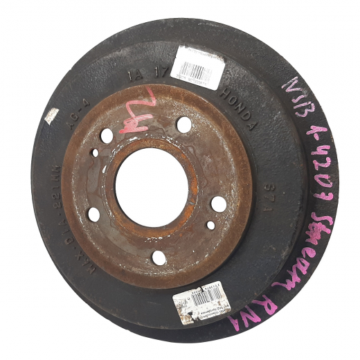 Барабан тормозной Honda Civic Sedan '05-'12/ Edix/ FR-V '04-'09/ Stream '00-'06 (5x114) контрактный