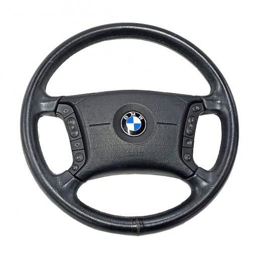 Руль BMW X5 '00-'06 Airbag (4 луча, кожа, кнопки) контрактный