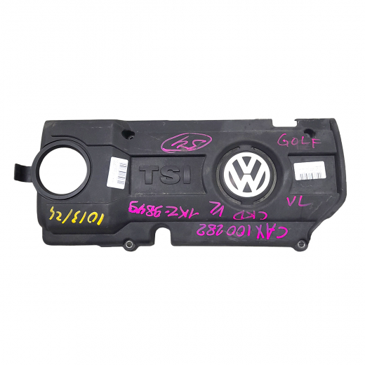 Крышка двигателя декоративная Volkswagen Golf Plus '05-'14/ Golf V '03-'13/ Golf VI '08-'12/ Jetta '05-'10/ Jetta '10-'19/ Passat '05-'10/ Passat '10-'15/ Tiguan '08-'17 (CAXA) контрактная