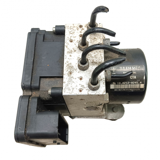 Блок ABS Volkswagen Touareg / Porsche Cayenne '07-'10 (BAC, BLK, CBWA, BHK, BKS, CATA, BAR, M48.02, M48.01, M05.9D, M48.51, M48.52, M55.01) контрактный