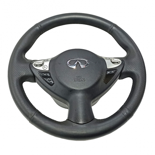 Руль Infiniti Fx/ Qx70 '08-'17 Airbag (3 луча, кожа) контрактный