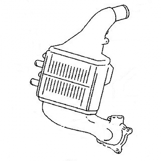 Интеркулер Toyota C-Hr '16-'23 (8NR-FTS) контрактный