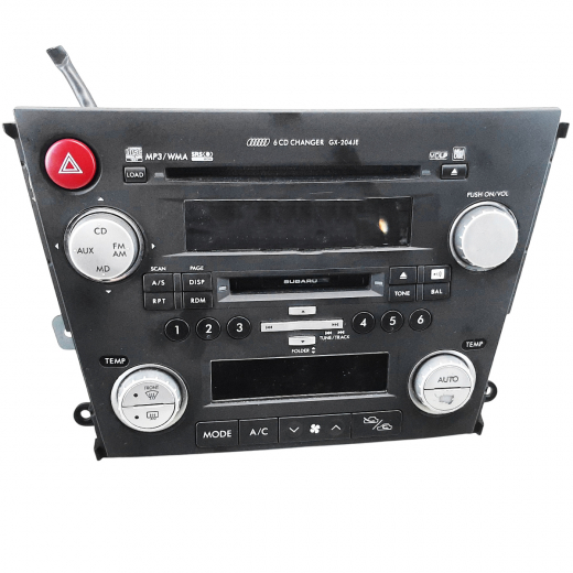 Магнитофон/ мультимедиа система Subaru Legacy '03-'09 Kenwood GX-204JEF2 fm/ cd/ aux/ mp3/ климат контрактная