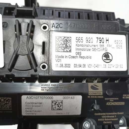 Табло приборов Skoda Kodiaq '22-'23 (CZPA) DSG контрактное 565920790H