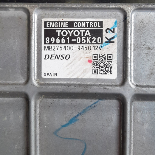 Компьютер двигателя Toyota Avensis '08-'11 (3ZR-FAE) 2WD CVT контрактный 89661-05K20
