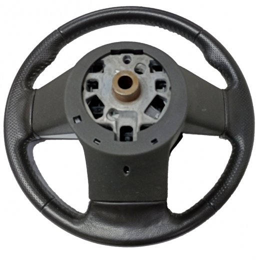Руль Nissan Pathfinder '05-'14/ Navara '05-'15 Airbag (3 луча, кожа, кнопки аудио, круиз) контрактный