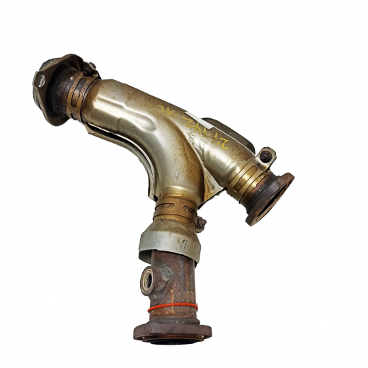 Труба приемная (штаны) Toyota Highlander '13-'16 (2GR-FE) 4WD (тройник, задняя часть) контрактная