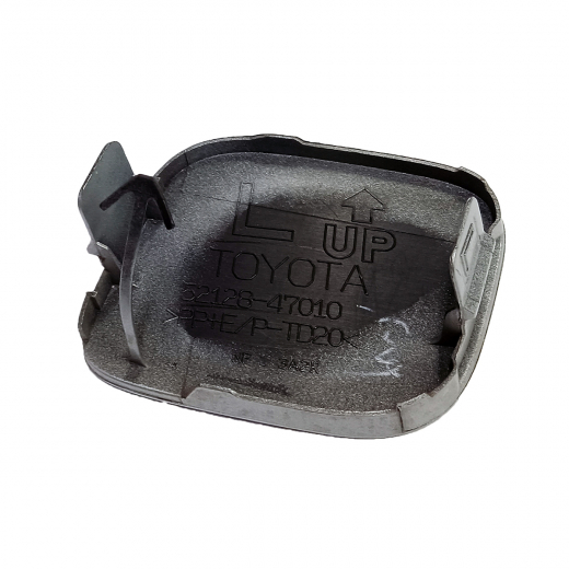 Заглушка бампера Toyota Prius '09-'15 переднего левая под крюк буксировочный Контрактный