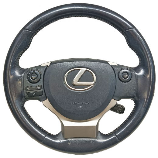 Руль Lexus Nx '14-'21/ CT '14-'22 Airbag (3 луча, кожа, кнопки) контрактный