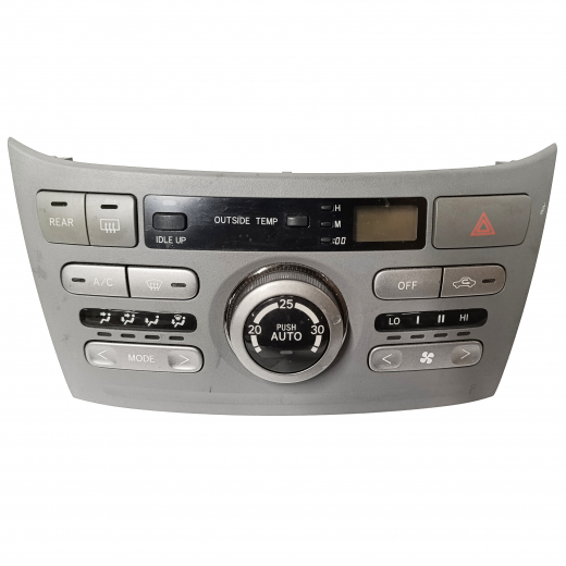 Блок управления печкой Toyota Noah / Voxy '04-'07 (с кнопкой наружней температуры) контрактный 
