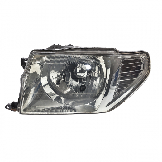 Фара Mitsubishi Pajero IO '98-'07 левая хром 100-87313 (100-87312) контрактная