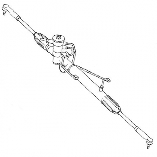Рейка рулевая Nissan Presage '03-'09 (PNU31, TNU31) контрактная правый руль 4WD