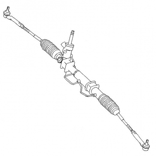 Рейка рулевая Subaru Forester '01-'07 (SG) контрактная правый руль 4WD