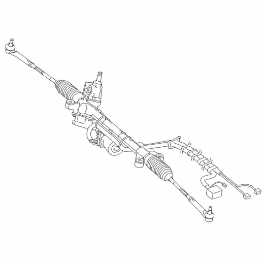 Рейка рулевая Subaru Forester '07-'13 (SHJ) контрактная правый руль 4WD