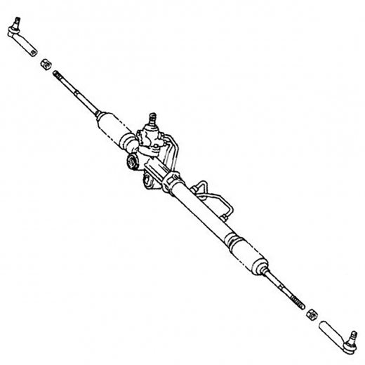 Рейка рулевая Toyota Townace Noah '96-'01/ Liteace Noah '96-'01/ Townace Van '96-'08 (SR40G, CR40G, KR41V, KR42V, CR41V, CR42V) контрактная правый руль 2WD