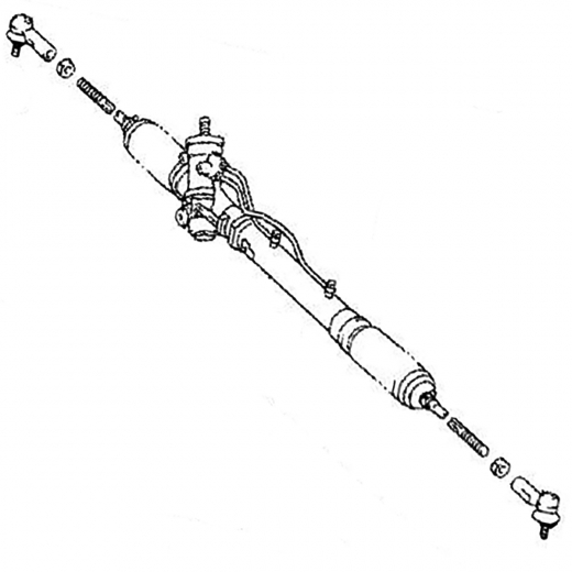 Рейка рулевая Toyota RAV4 '94-'00 (SXA10G, SXA11G, SXA10W, SXA11W, SXA15G, SXA16G) контрактная правый руль