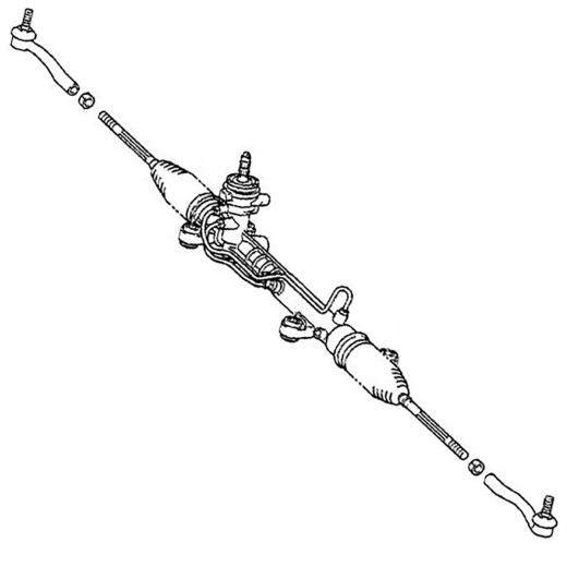 Рейка рулевая Toyota Celica '99-'06 (ZZT230, ZZT231) контрактная правый руль 2WD