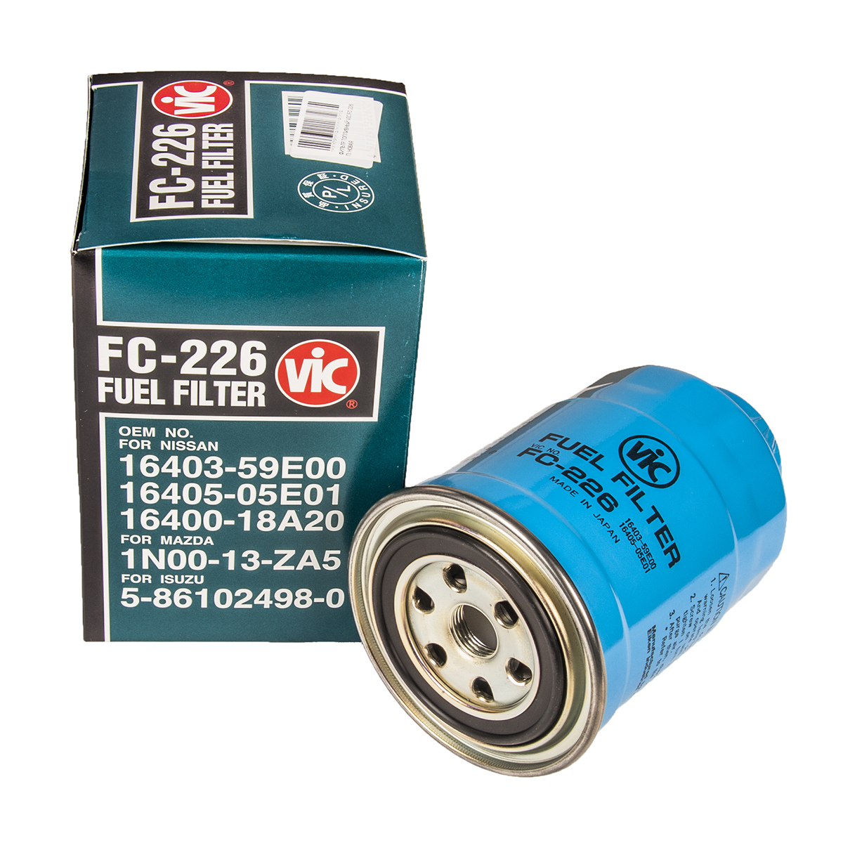 Фильтр акп aiko арт. Фильтр топливный vic fc-226. Фильтр топливный альмера g15 артикул. Fc 226. 16403-59e0a.